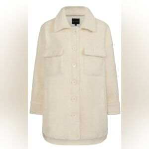 Muubaa NWT Portia Longline Faux Fur Shacket Women’s US 8 (UK 12)